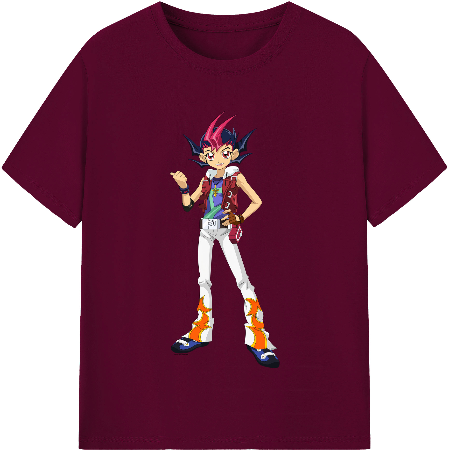 （画像用） 遊☆戯☆王 Yu-Gi-Oh! レディースカジュアルプリントTシャツ（綿100％）